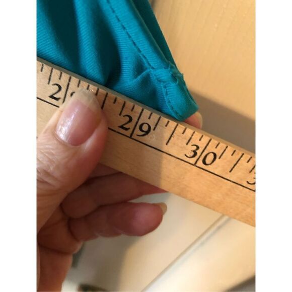 Catherine’s Polyester Teal Tank 4X - Picture 6 of 7